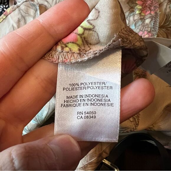 NWT! Anne Klein floral print tank top - Picture 10 of 11